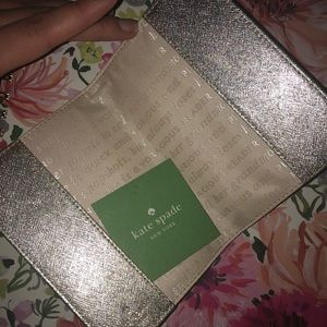 NWT Kate Spade Gold Passport Holder